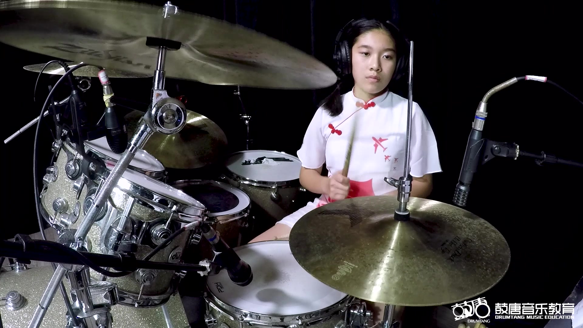 深圳鼓唐十一岁架子鼓手耿菱希《mohair mountain》鼓唐音乐教育