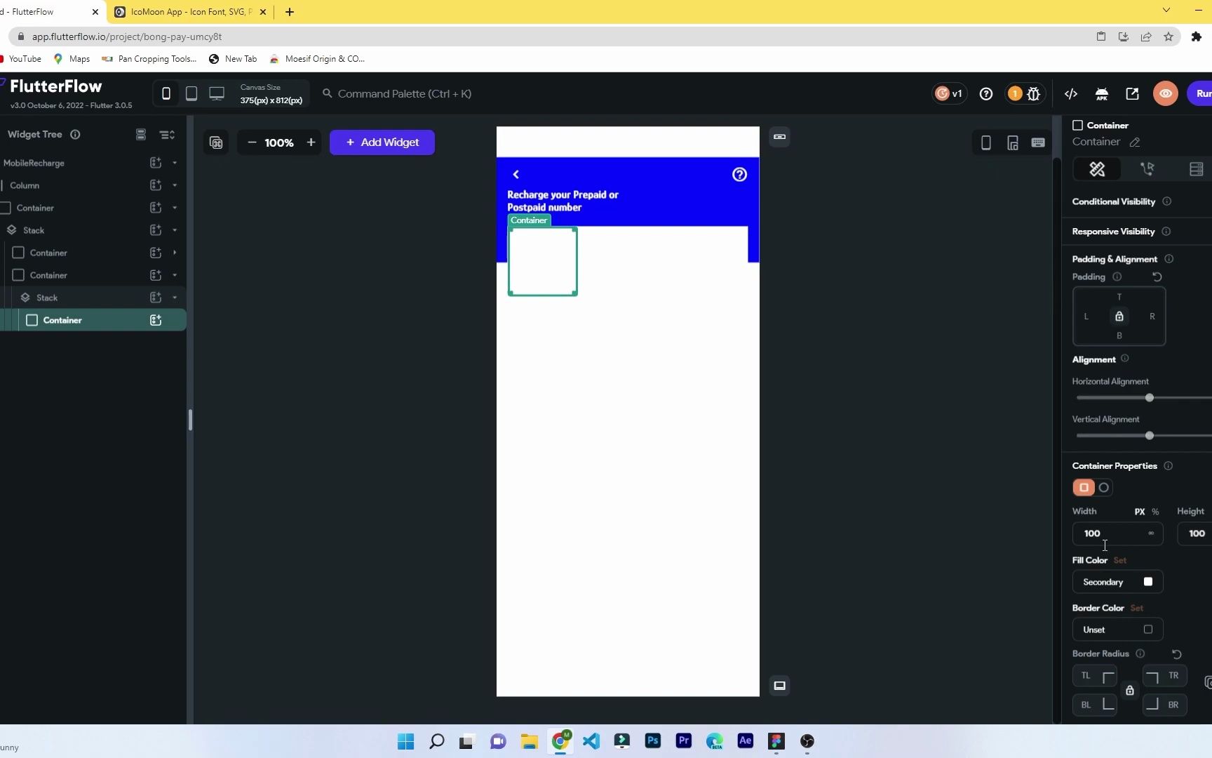 Flutter Flow 低代码可视化编程平台 &教程 充值和账单支付应用程序哔哩哔哩bilibili