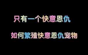 Скачать видео: 带大家了解一下洛克王国一个半绝版的技能书“快意恩仇”，孵化快意宠也是一种游戏乐趣哟