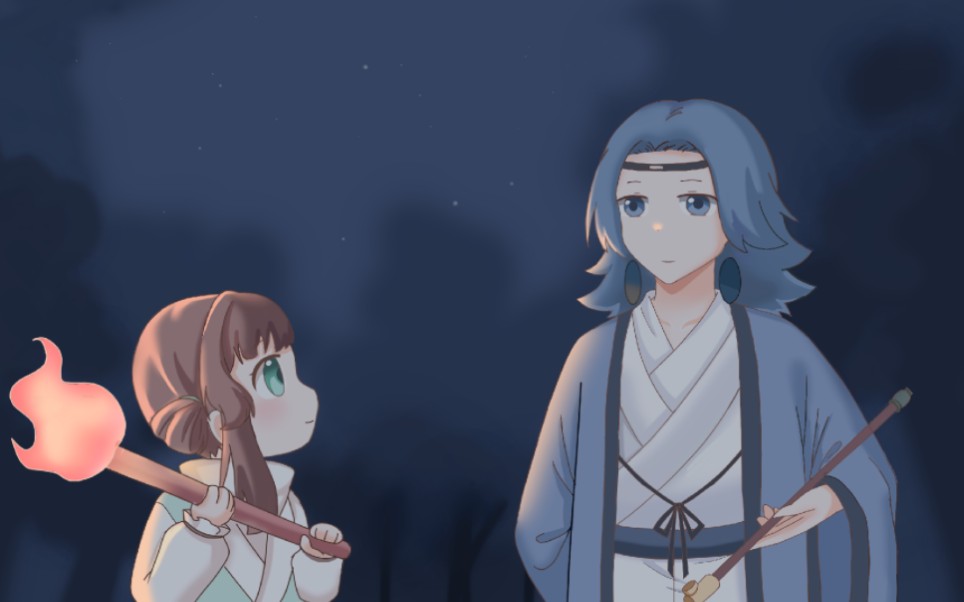 【蓝溪镇/君清手书】夜に駆ける