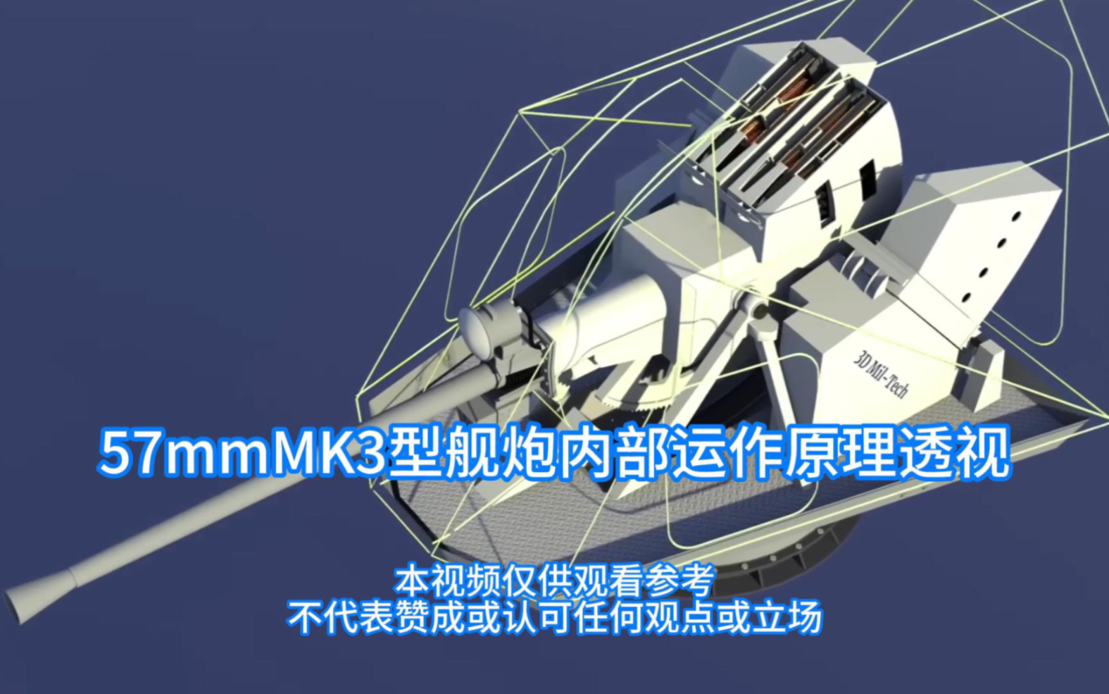 57mmmk3型艦炮內部運作原理透視