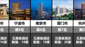 Download Video: 2024年五星级酒店数量城市排名TOP20