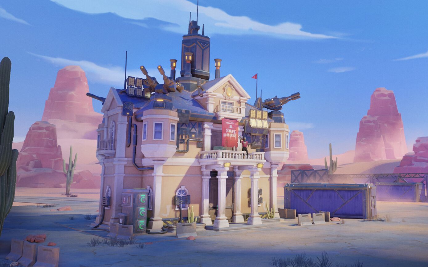 【3dmax建模】科幻城堡模型制作,三小时教你大型场景布线,比例结构