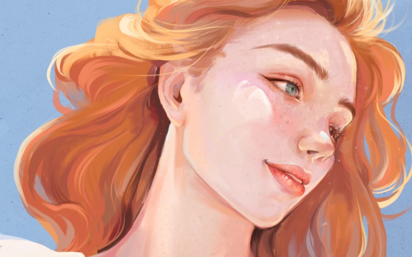 ipad绘画 procreate 厚涂欧美人像教程 疯狂试笔刷_哔哩哔哩_bilibili