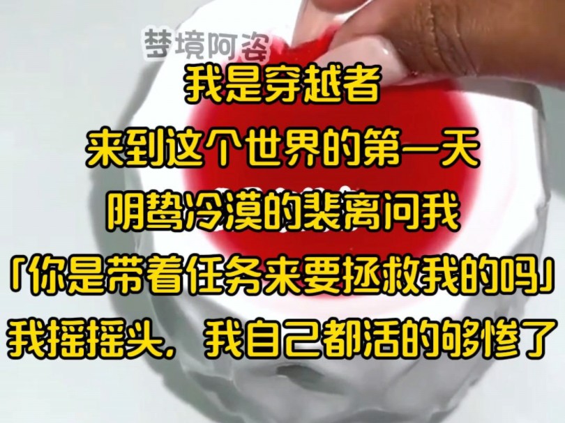 我是穿越者,来到这个世界的第一天,阴鸷冷漠的裴离问我「你是带着任务来要拯救我的吗」我摇摇头,我自己都活的够惨了哔哩哔哩bilibili