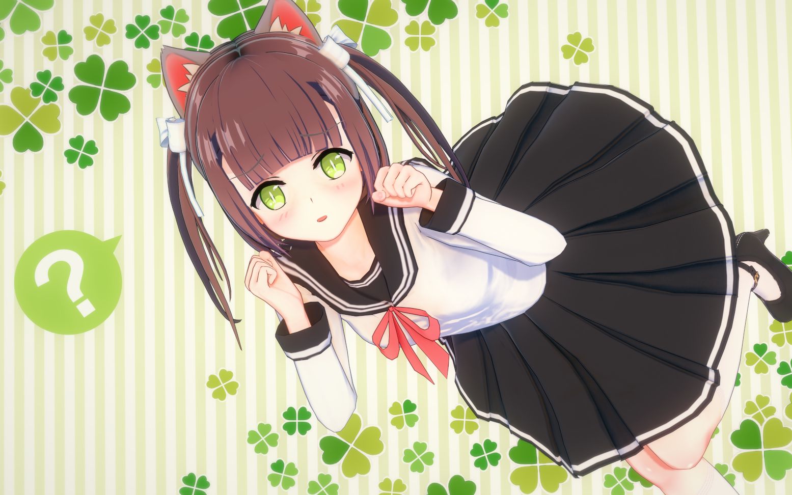 【碧蓝航线vmd】迷糊妹抖不想被摸头!女仆装白露的《なでなで》