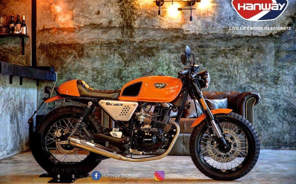 hanway125黑咖啡 汉威咖啡版本复古