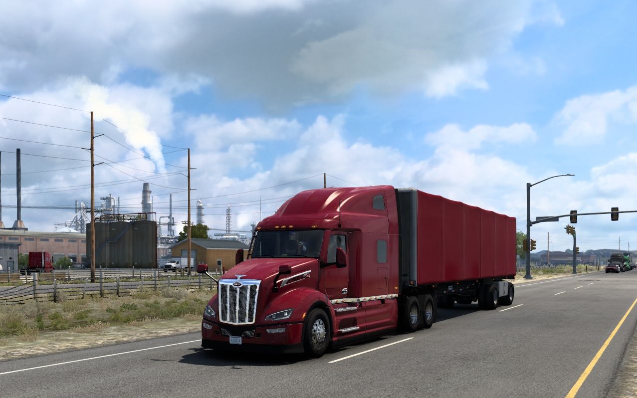 【美国卡车模拟】彼得比尔特新579油漆运输