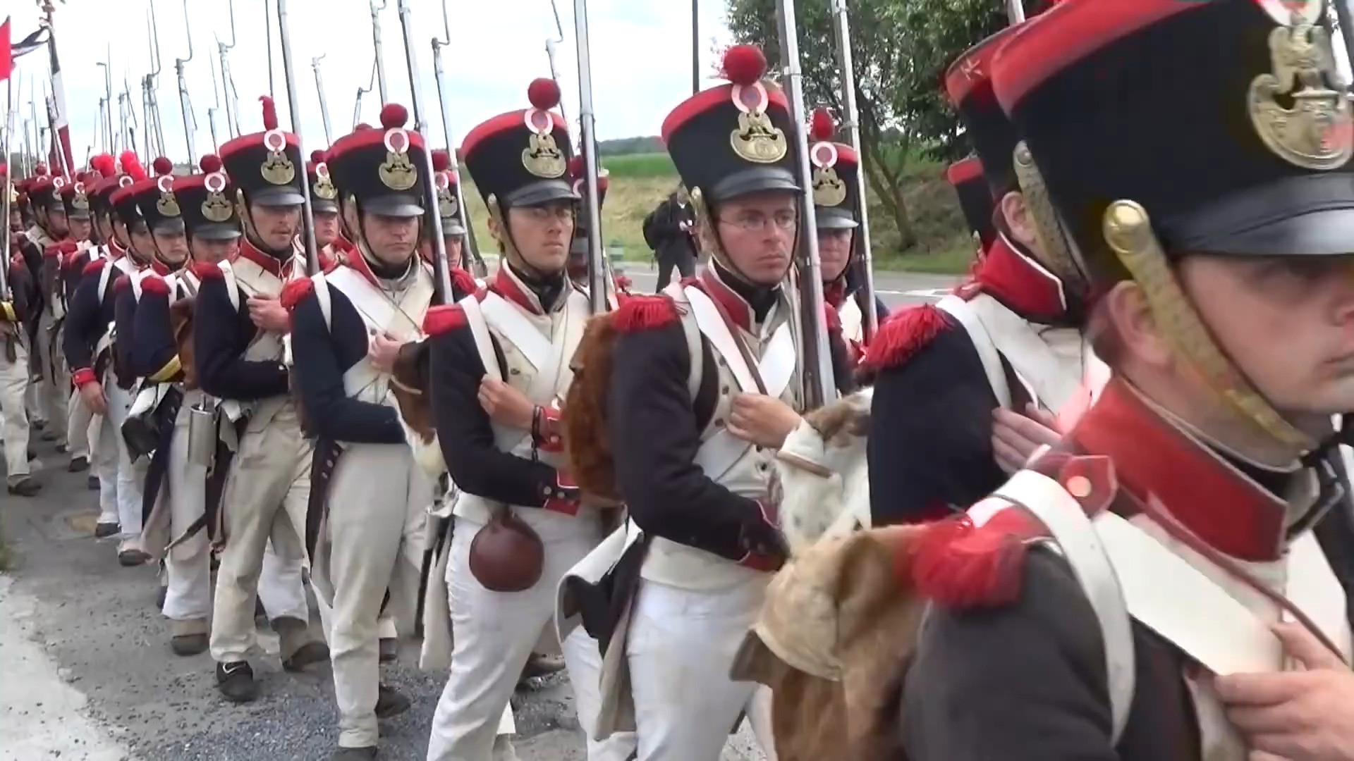 滑铁卢战役200周年 战争重演 第一人称法军线列步兵视角