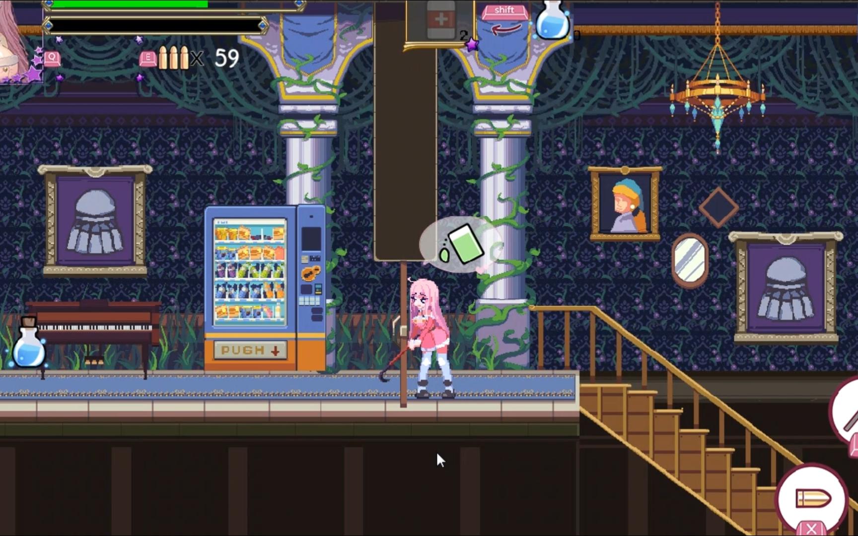 【像素/射击/女主/futa/推荐/act】少女的求生之路2血色洋馆