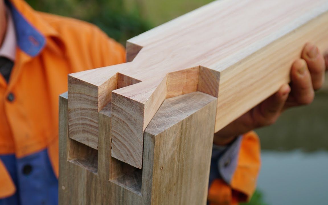 传统木材连接方法很简单,适合初学者的简单木材连接技术