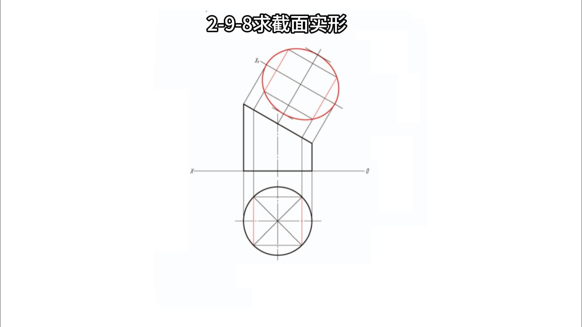 换面法求实形图片