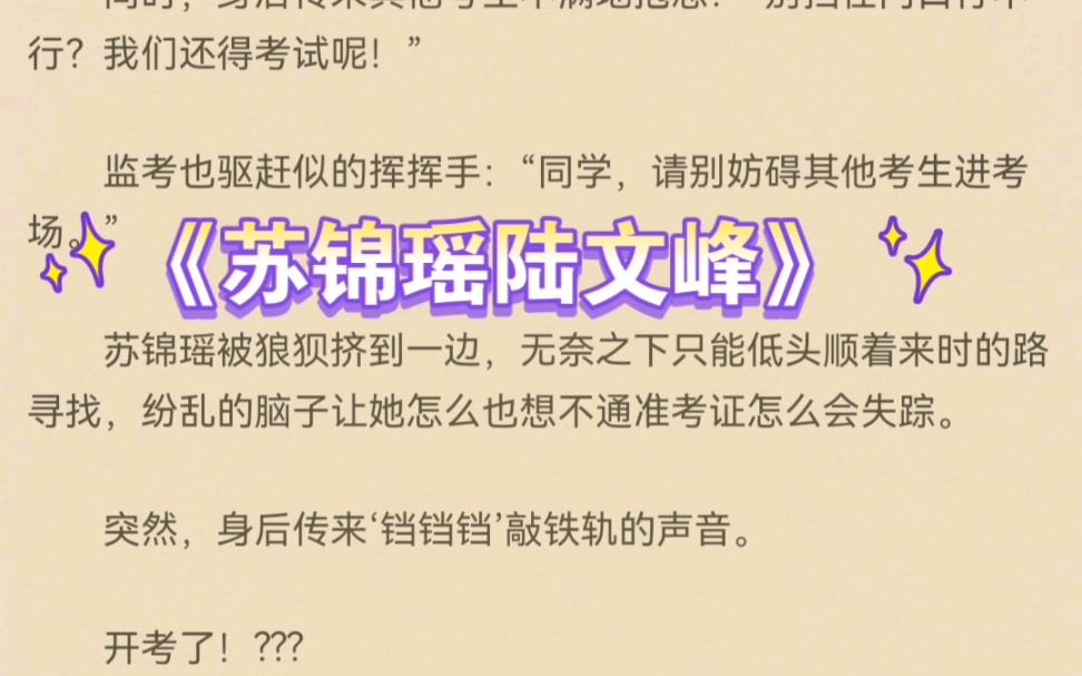 热推言情小说《苏锦瑶陆文峰》全文推荐阅读哔哩哔哩bilibili