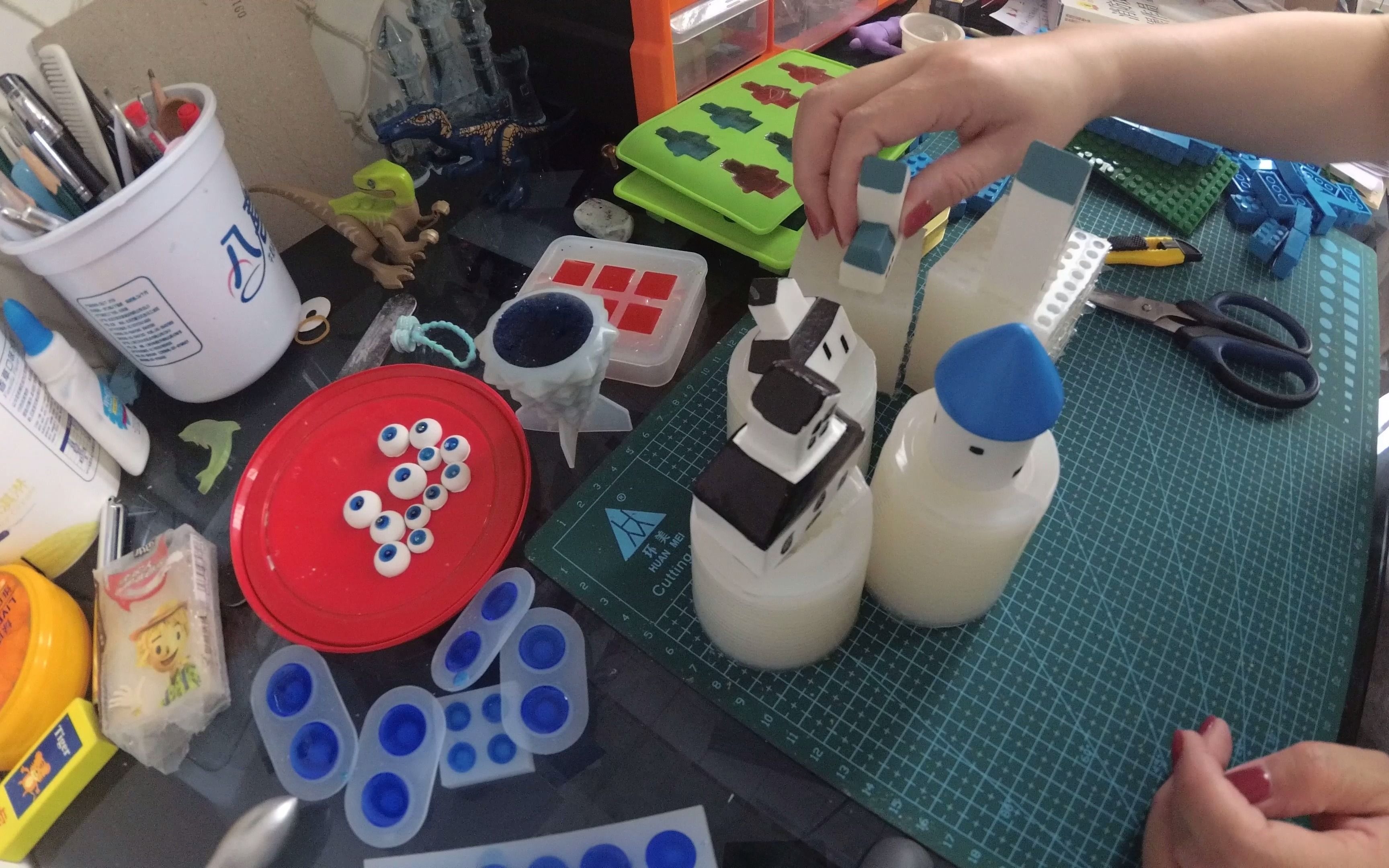 硅胶翻模小房子