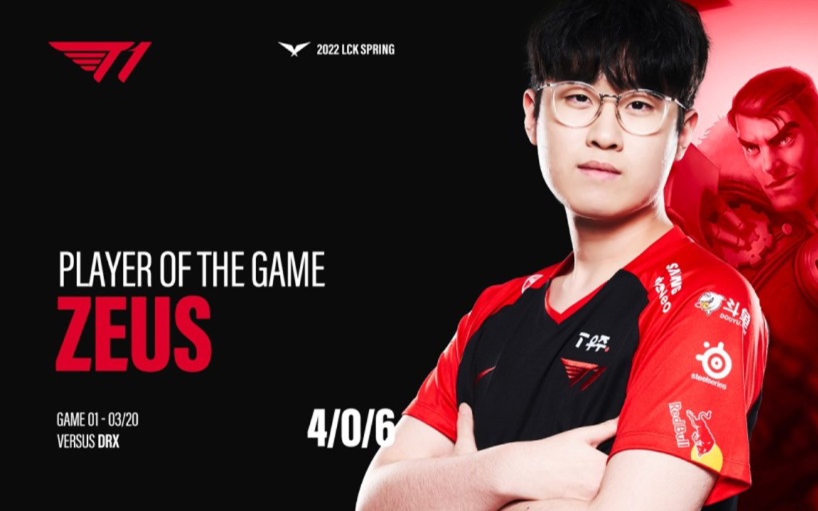 skt t1 zeus精彩集锦!春季赛0败绩战队的上单水平!_电子竞技热门视频