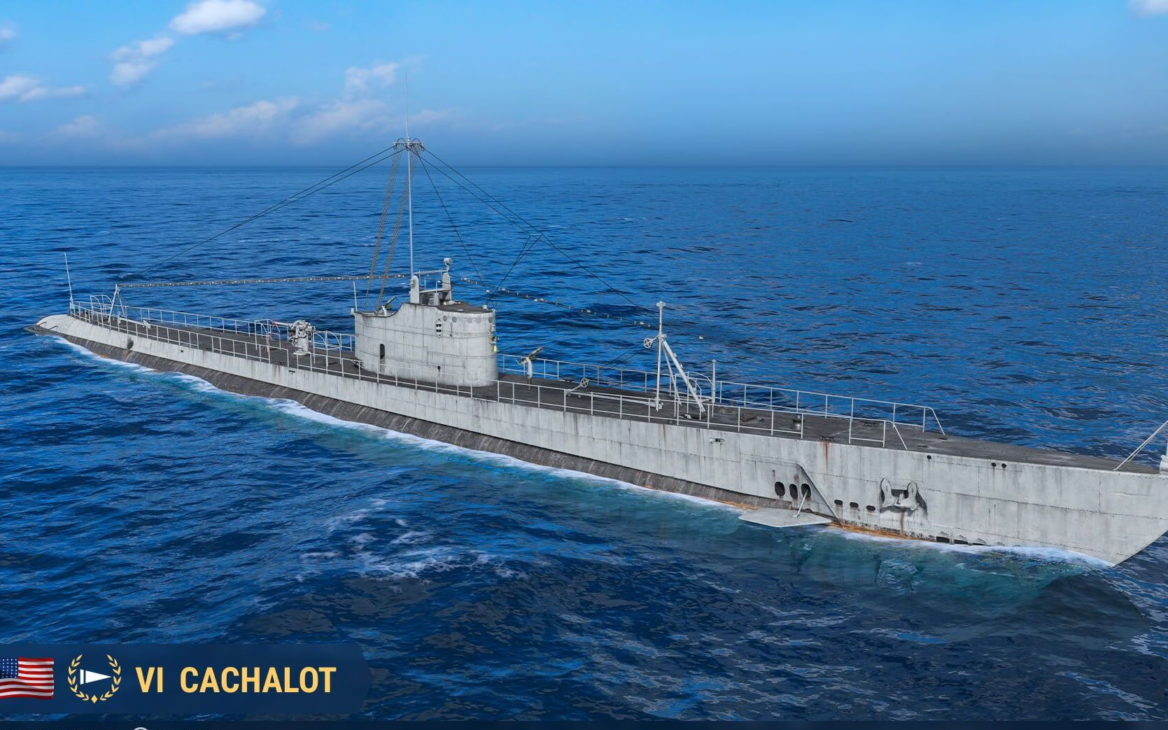 【1080p60fps】公开测试-美国六级潜艇抹香鲸排位实况