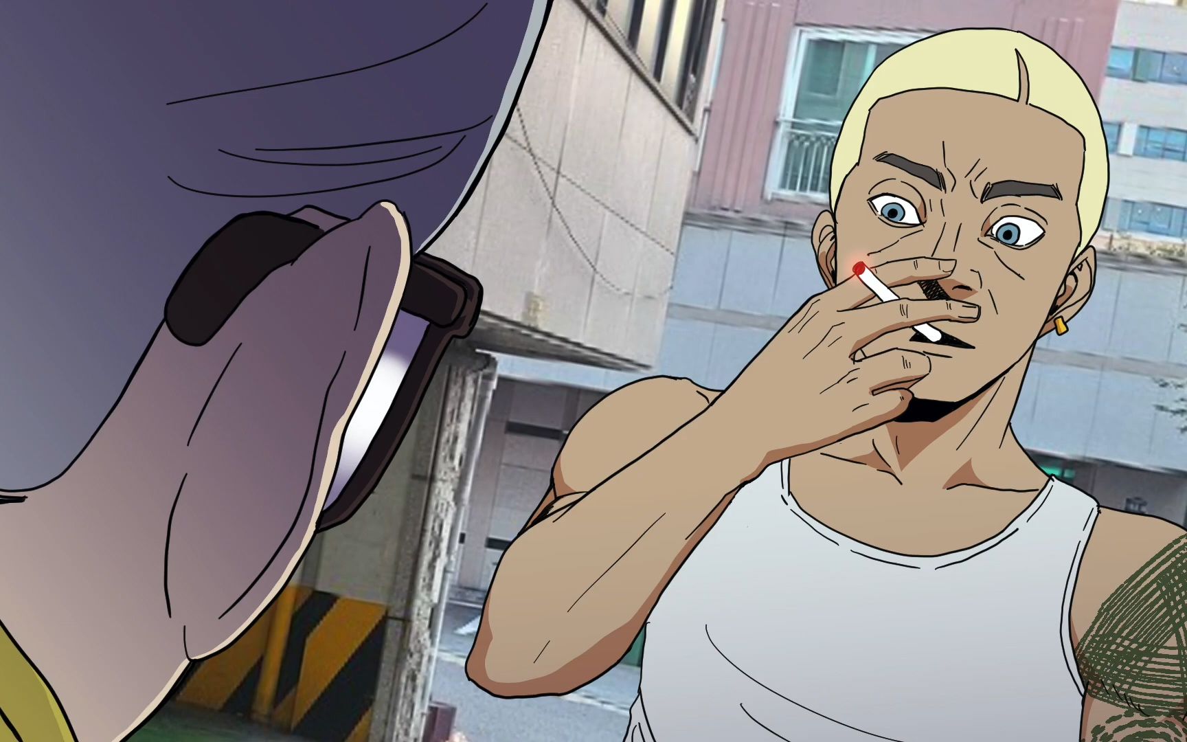 街头混混乱扔烟头,邻居大爷看不下去,直接让他背上了命案!