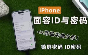 Download Video: 【2023】iPhone面容ID与密码详细介绍，锁屏还有这些“设置”你知道嘛？