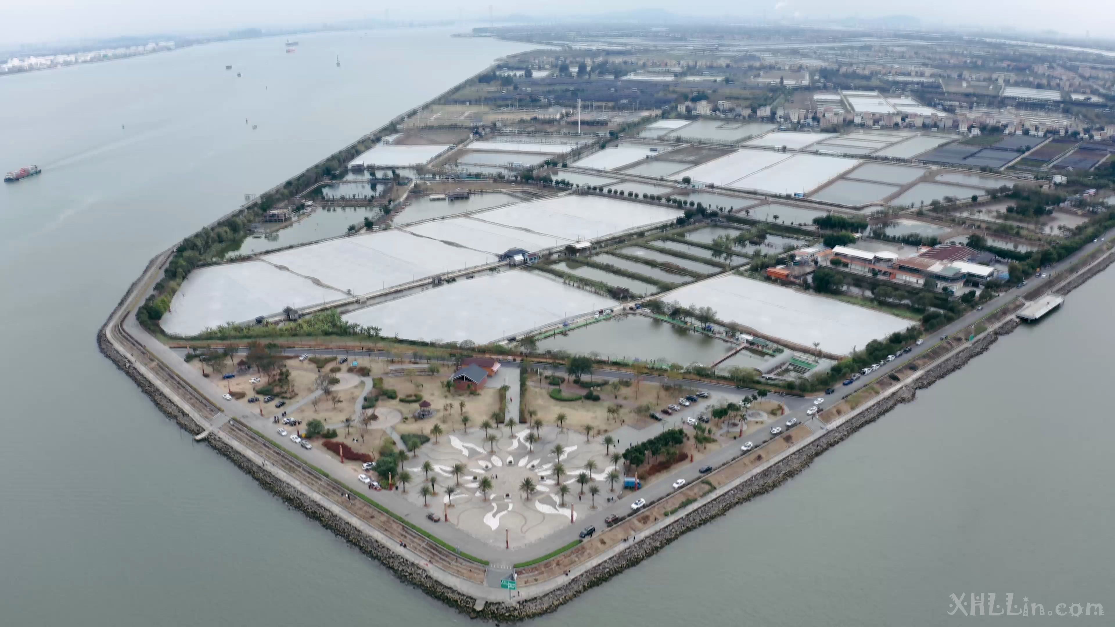 航拍疫情下的广州海鸥岛_哔哩哔哩_bilibili