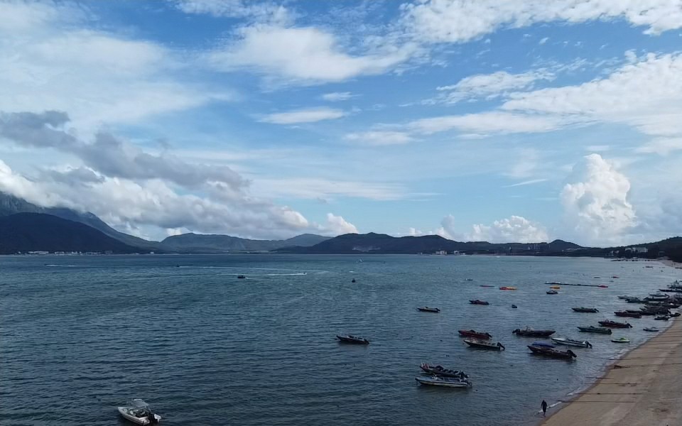 较场尾浴场航拍