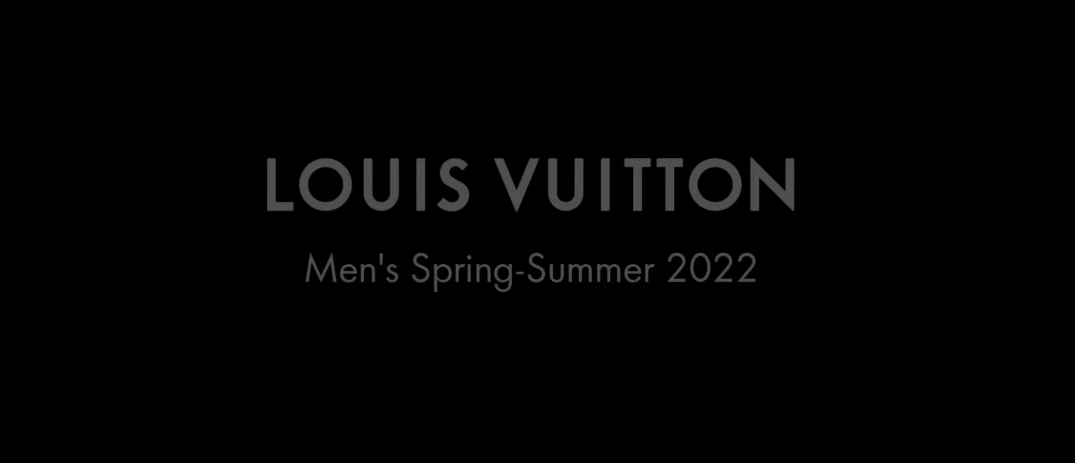 LOUIS VUITTON路易威登2022春夏男装Show哔哩哔哩bilibili