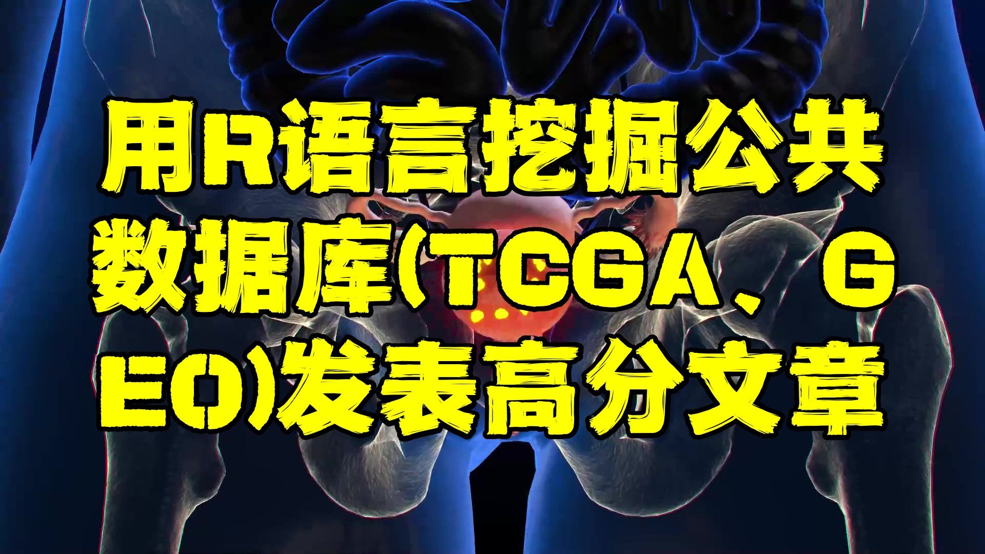 用R语言挖掘公共数据库(TCGA、GEO)发表高分文章哔哩哔哩bilibili