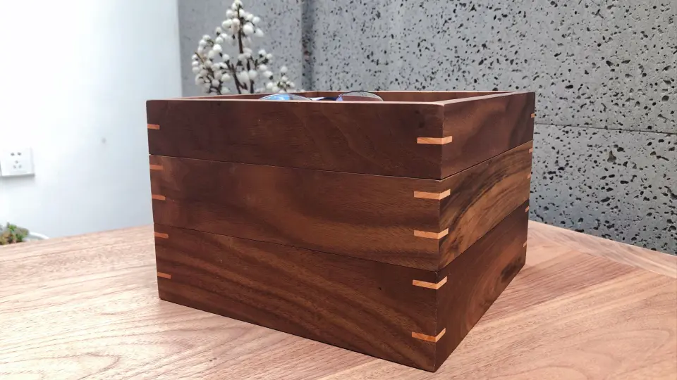 How to make a wooden box with lid - DIY Mini Box 