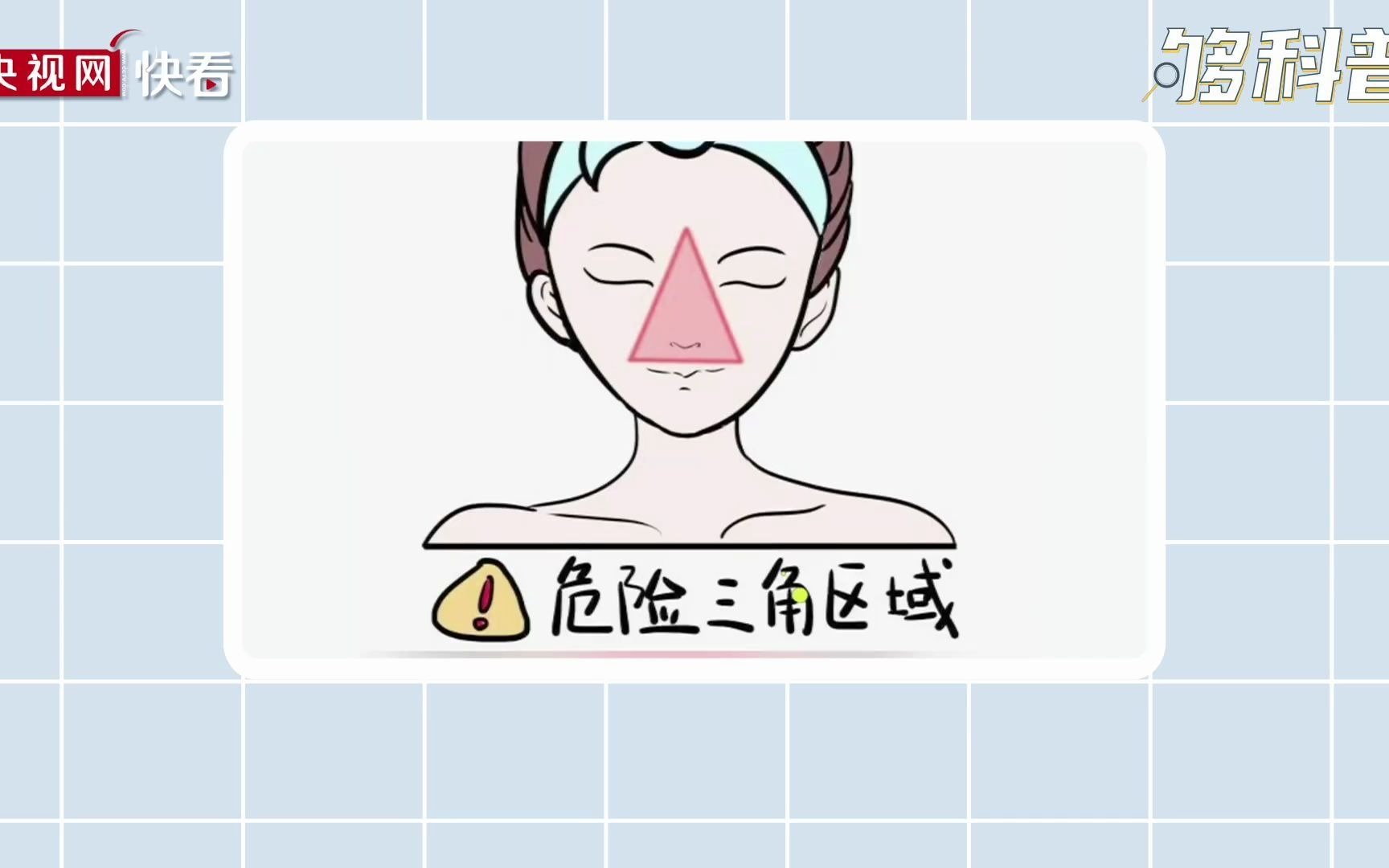 挤痘一时爽但这个危险三角区千万不能碰