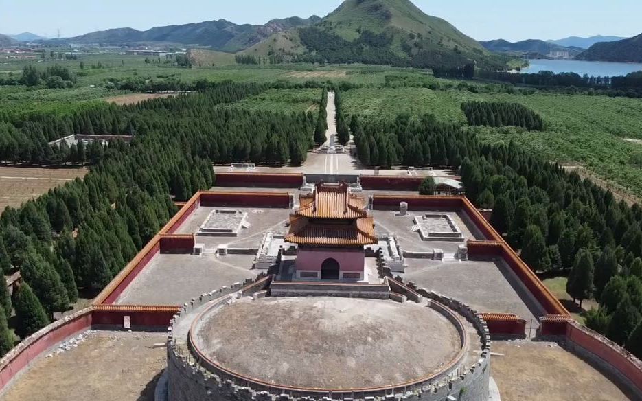 孝庄太后陵墓真实图片图片