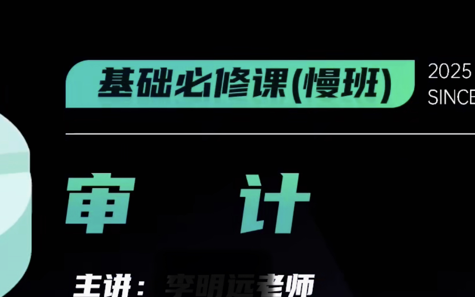 【2025注册会计师】25年最新CPA 注会审计丨课程+讲义(持续更新中)哔哩哔哩bilibili