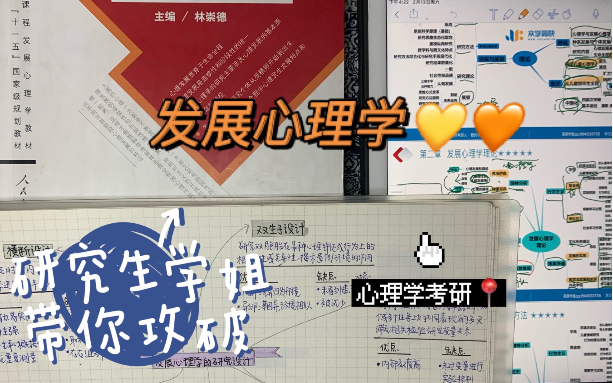 [图]持续更新！【心理学考研】发展心理学怎么学？发心框架和重难点在这里！