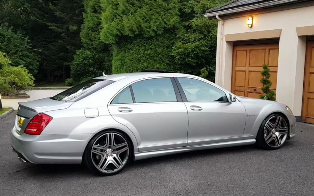 奔驰 w221 s级 s600 银色s600 v12第二弹