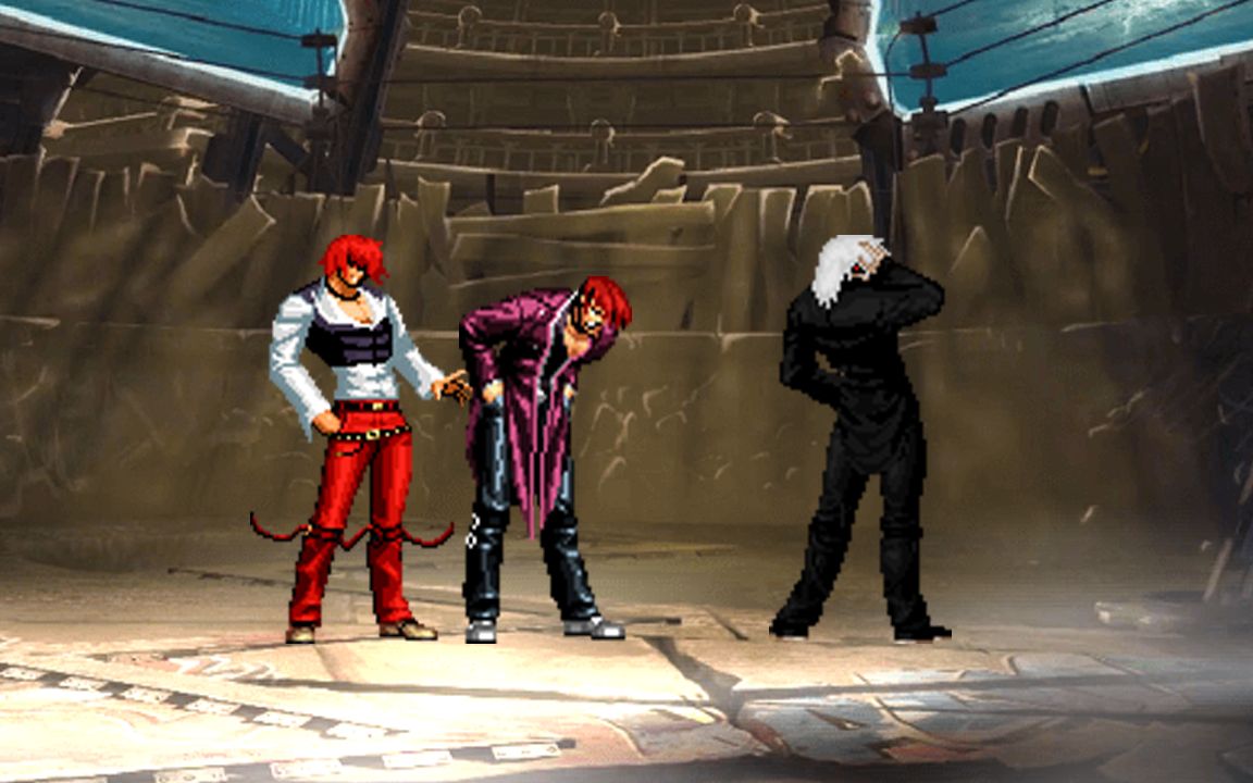 【mugen】新版-八神x vs 恶人格-雅格威克