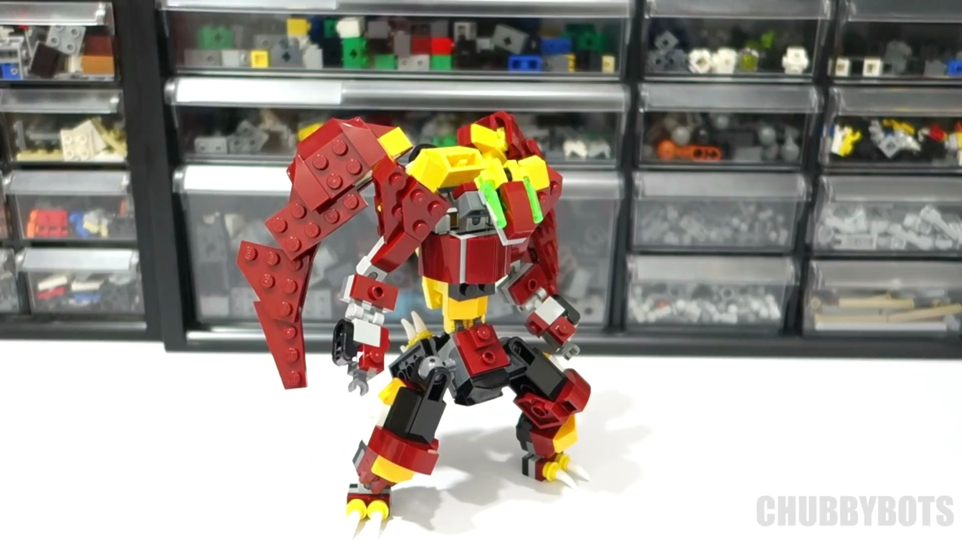 乐高moc教程套内moc31073rathalos机甲拼搭指南