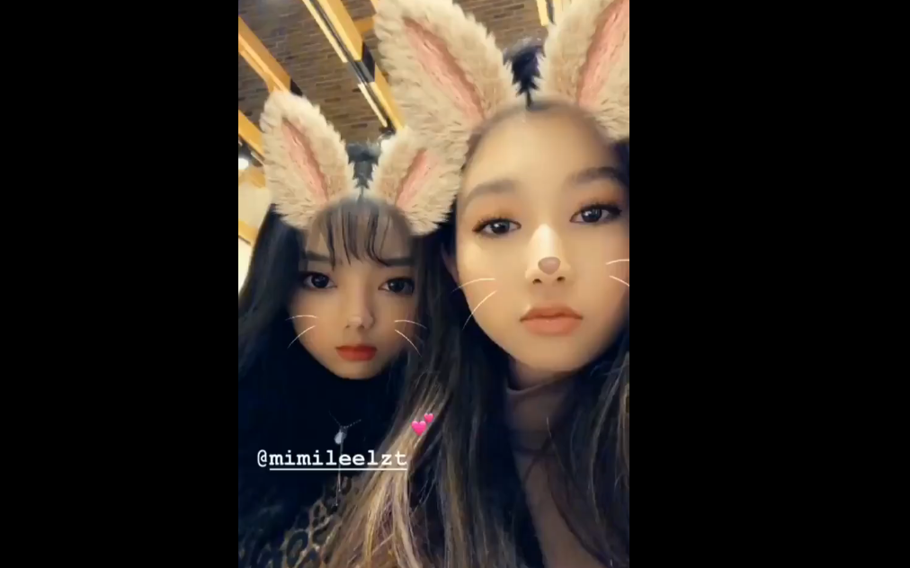 【ins直播】李紫婷 吴映香 ins直播 太可爱了