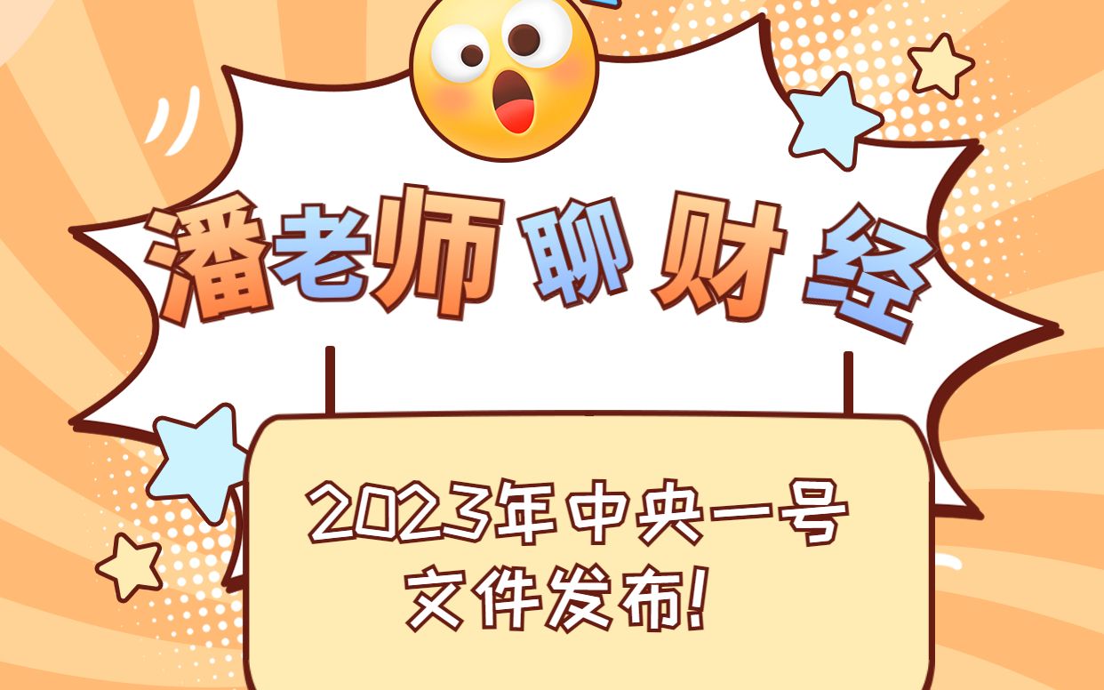 2023年中央一号文件发布!哔哩哔哩bilibili