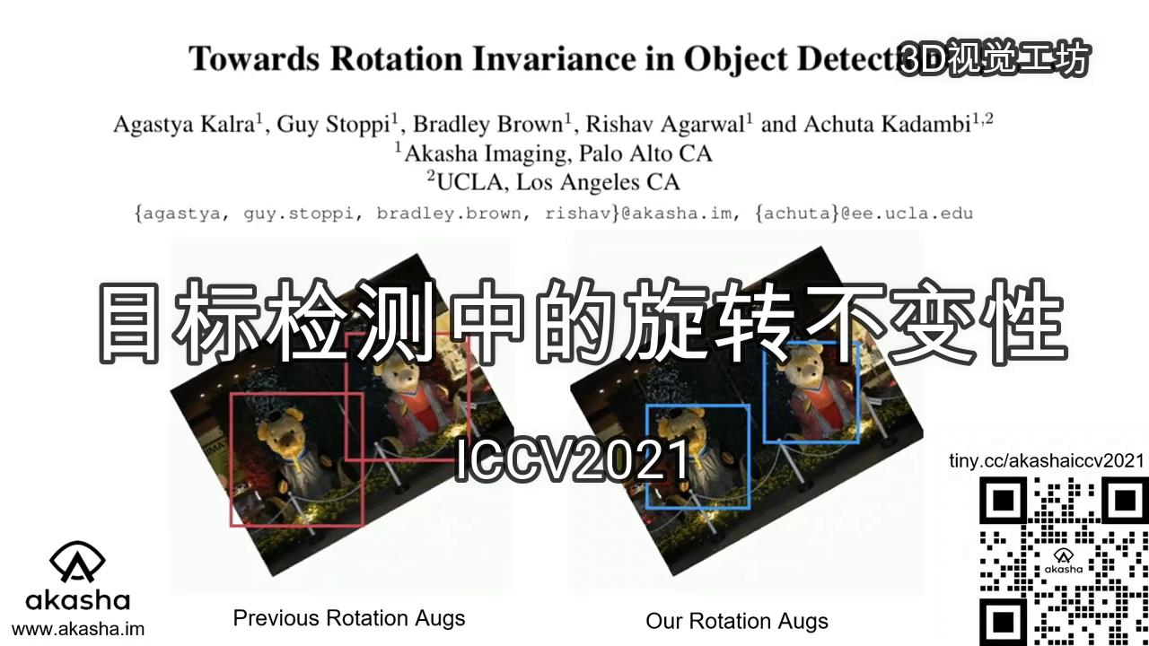 ICCV 2021:几行代码实现性能提升,目标检测中的旋转不变性哔哩哔哩bilibili