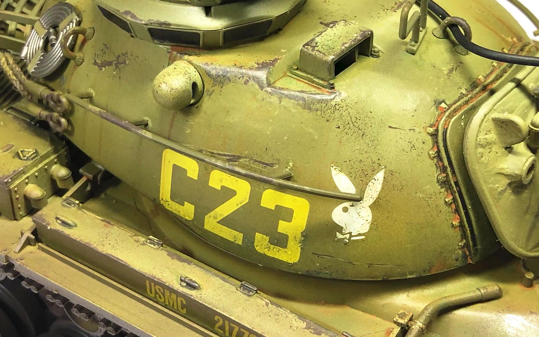 tamiya / m48a3"巴顿"上色旧化(1/35)