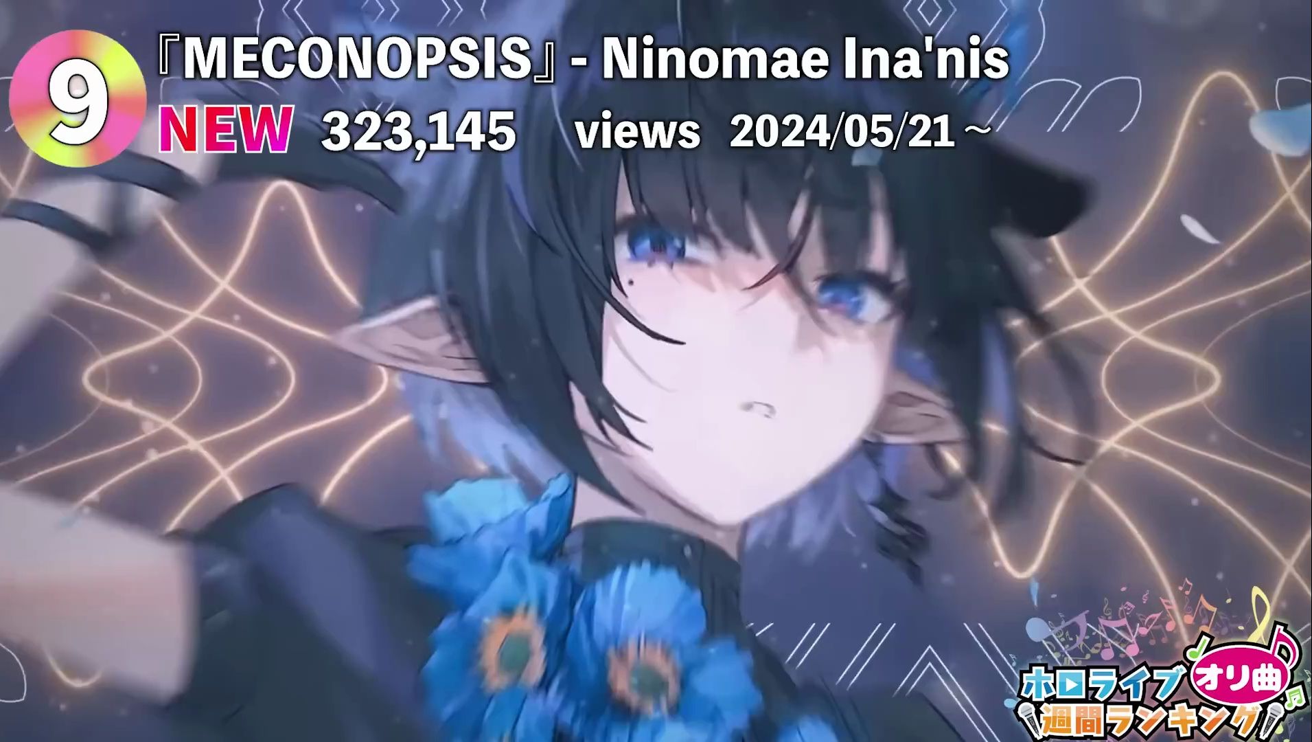 半月来油管播放量最多的hololive原创歌曲top30(2024/5/14~2024/5/28)