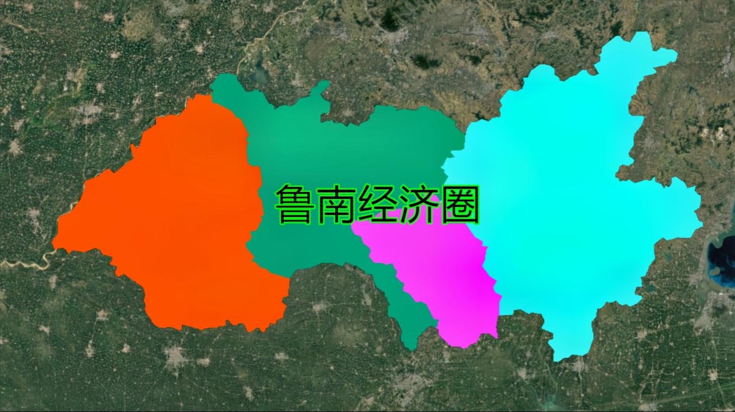 山东鲁南地图图片