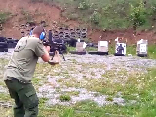 捷克zb30(j)轻机枪全自动试射