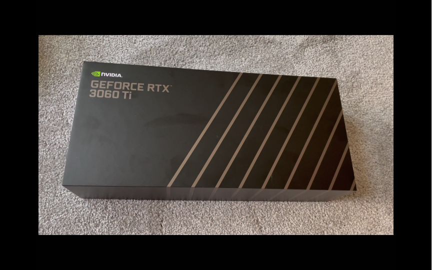 3060ti nvidia公版 纯 开箱视频