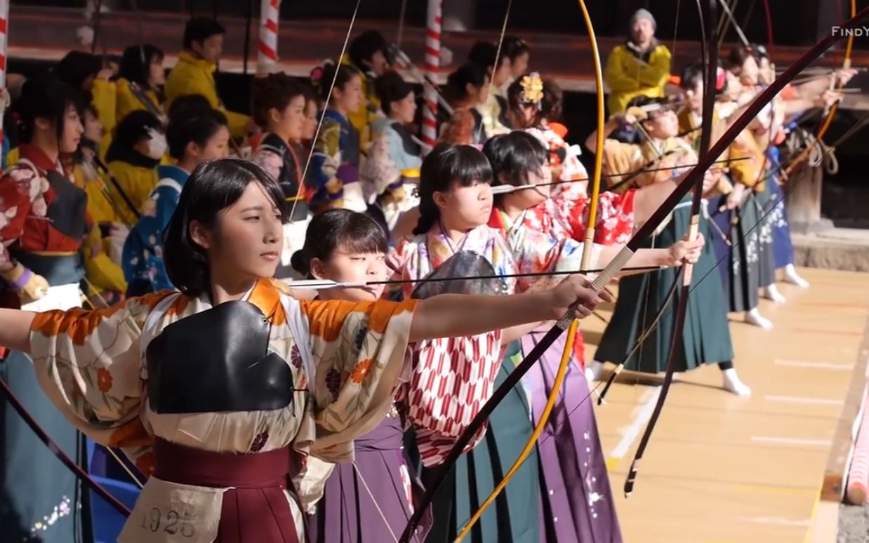 [图]【弓道】日本小姐姐的射箭成人礼-三十三間堂通し矢