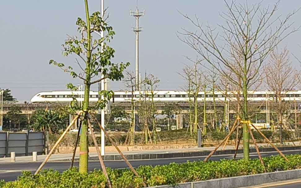 [铁路] 广珠城际铁路:crh6a(车次不明)通过顺德学院站