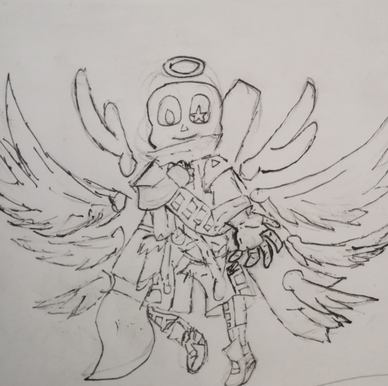 ink  sans!phase3绘画