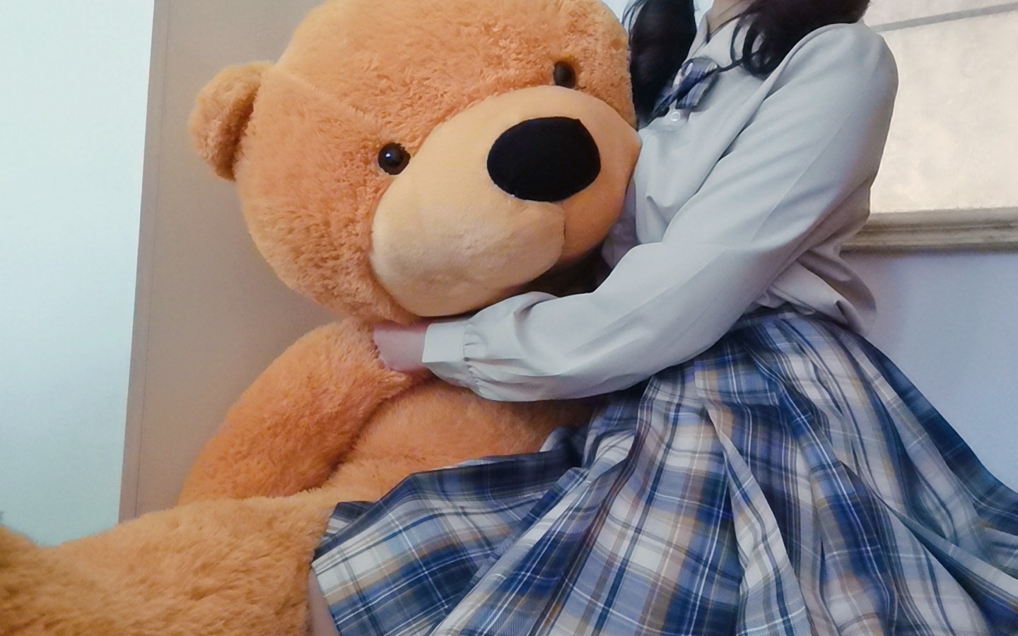 兔姬舍小熊的裙jk开箱试穿