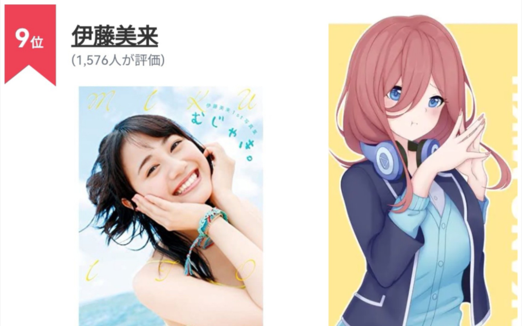 伊藤美来:三玖天下第一