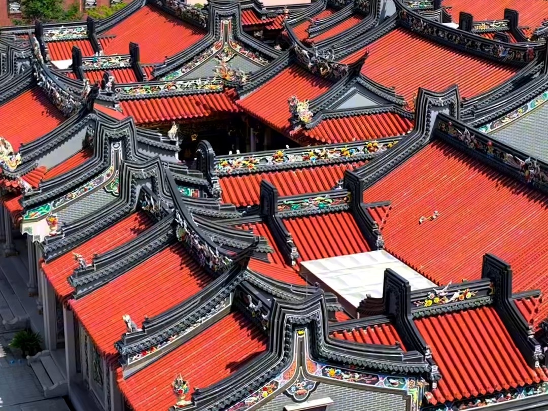 潮汕驷马拖车,传统技艺,展示的是潮汕文,豪气,古建筑之美,是中国古