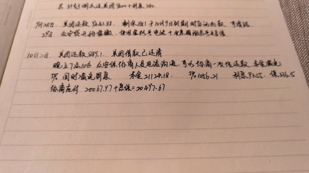 众安贷逾期7天后,平台人员打电话来协商本金减免的一次性还款哔哩哔哩bilibili