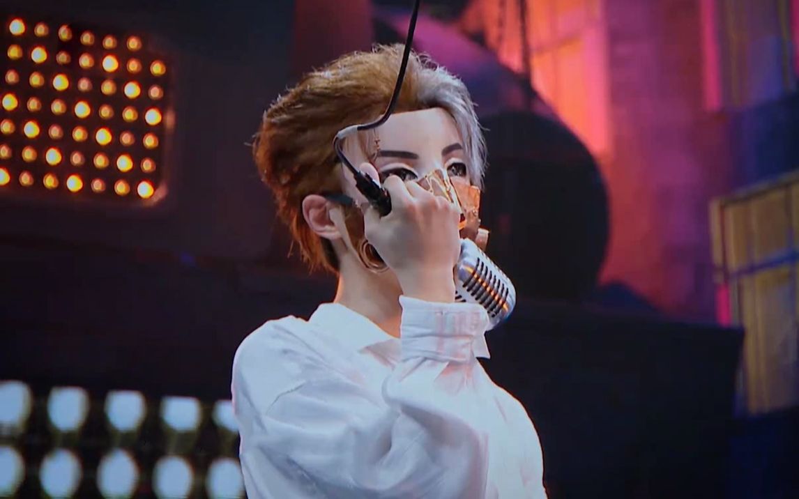 【大舞生】小奶音放狠话(还原原声)-王晨艺 蒙面舞王 这段看了好几遍